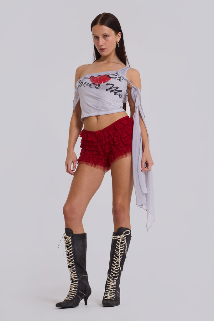 Scarlet Rhea Lace Bloomer Shorts