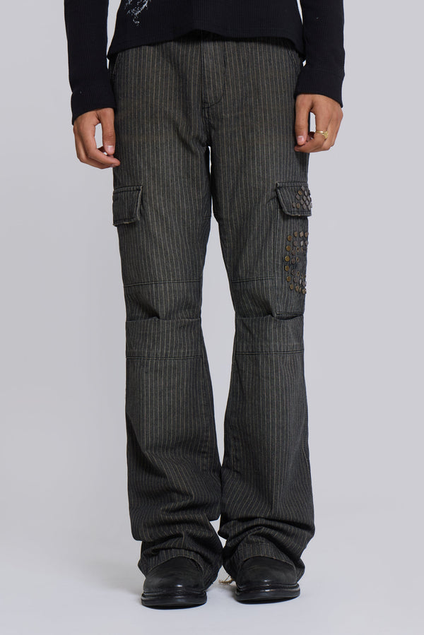 Kita Bootcut Pinstripe Cargo Pants