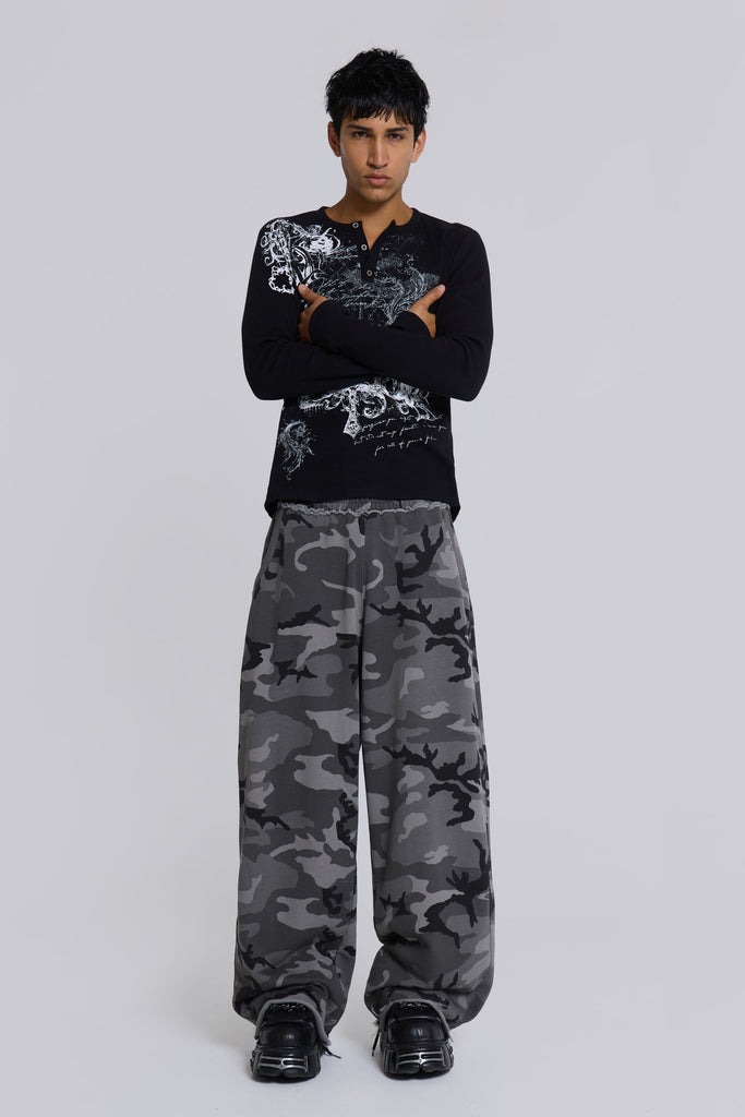 Black Camo Monster Joggers