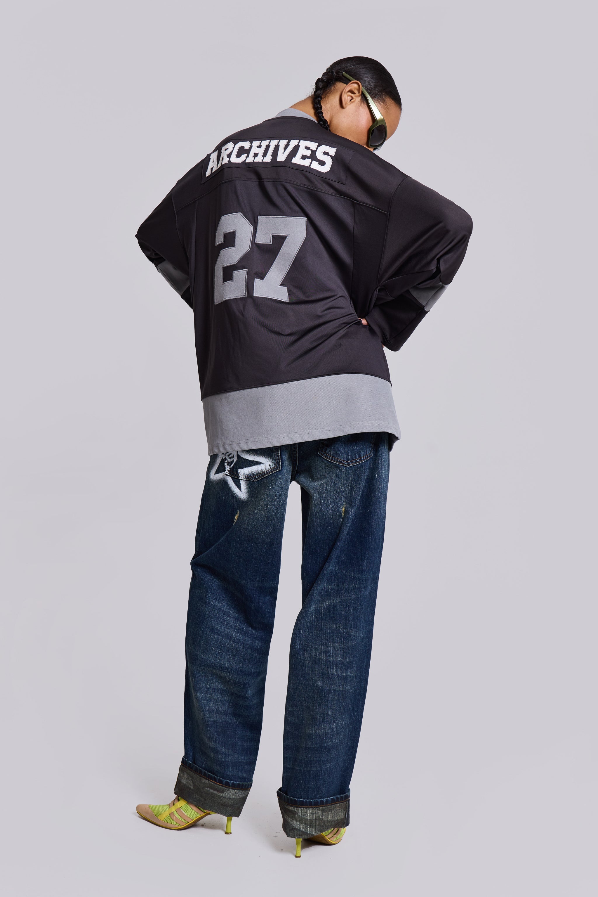 Jaded Archive Diamante Football Shirt