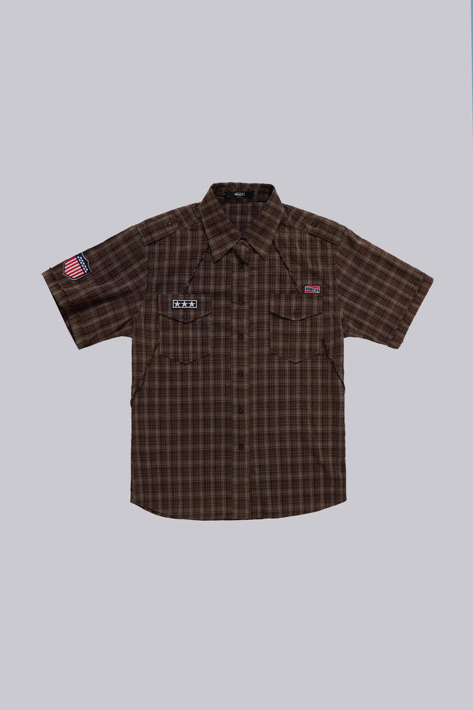 Brown Check Scout Shirt