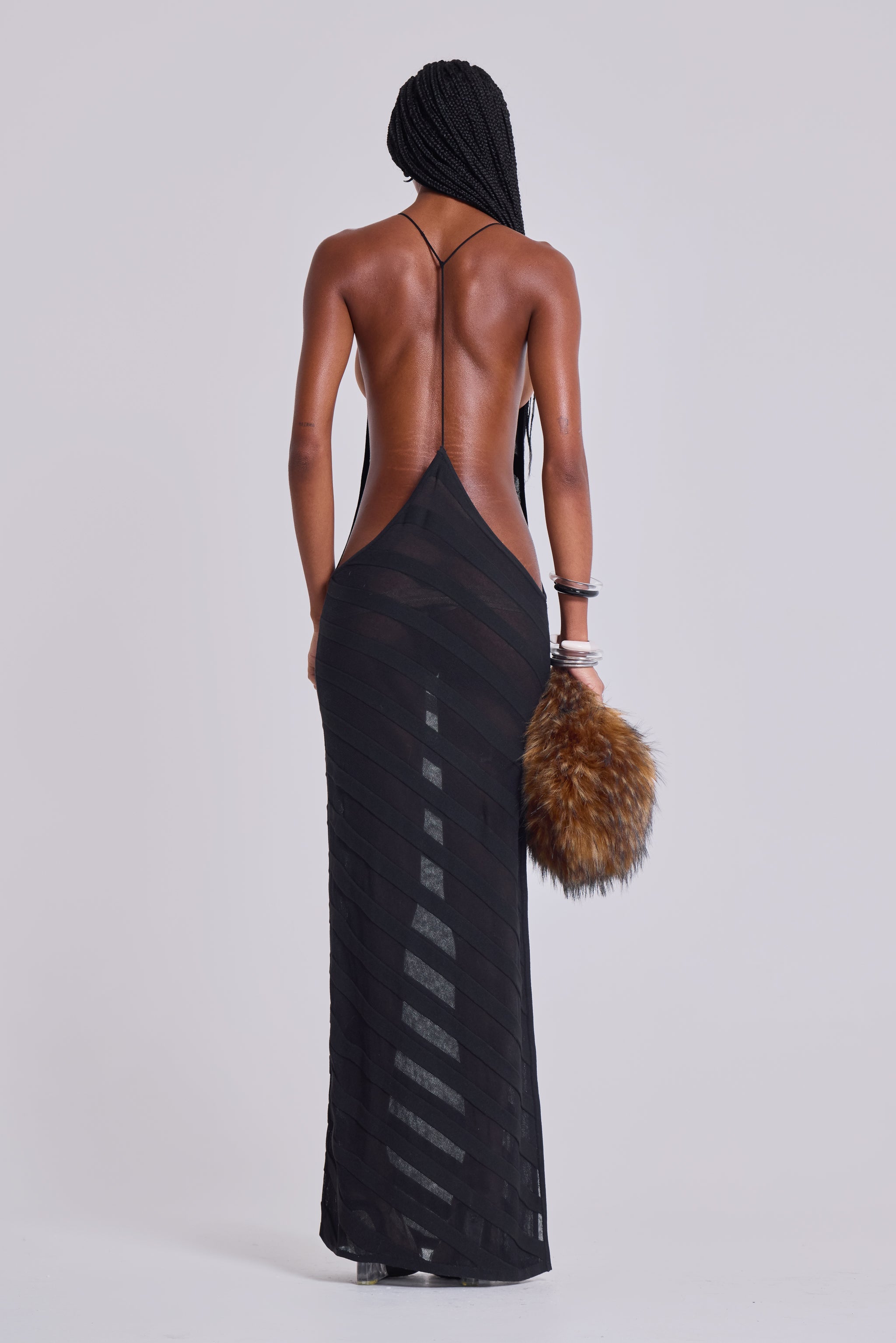 Noir Knit Maxi Dress