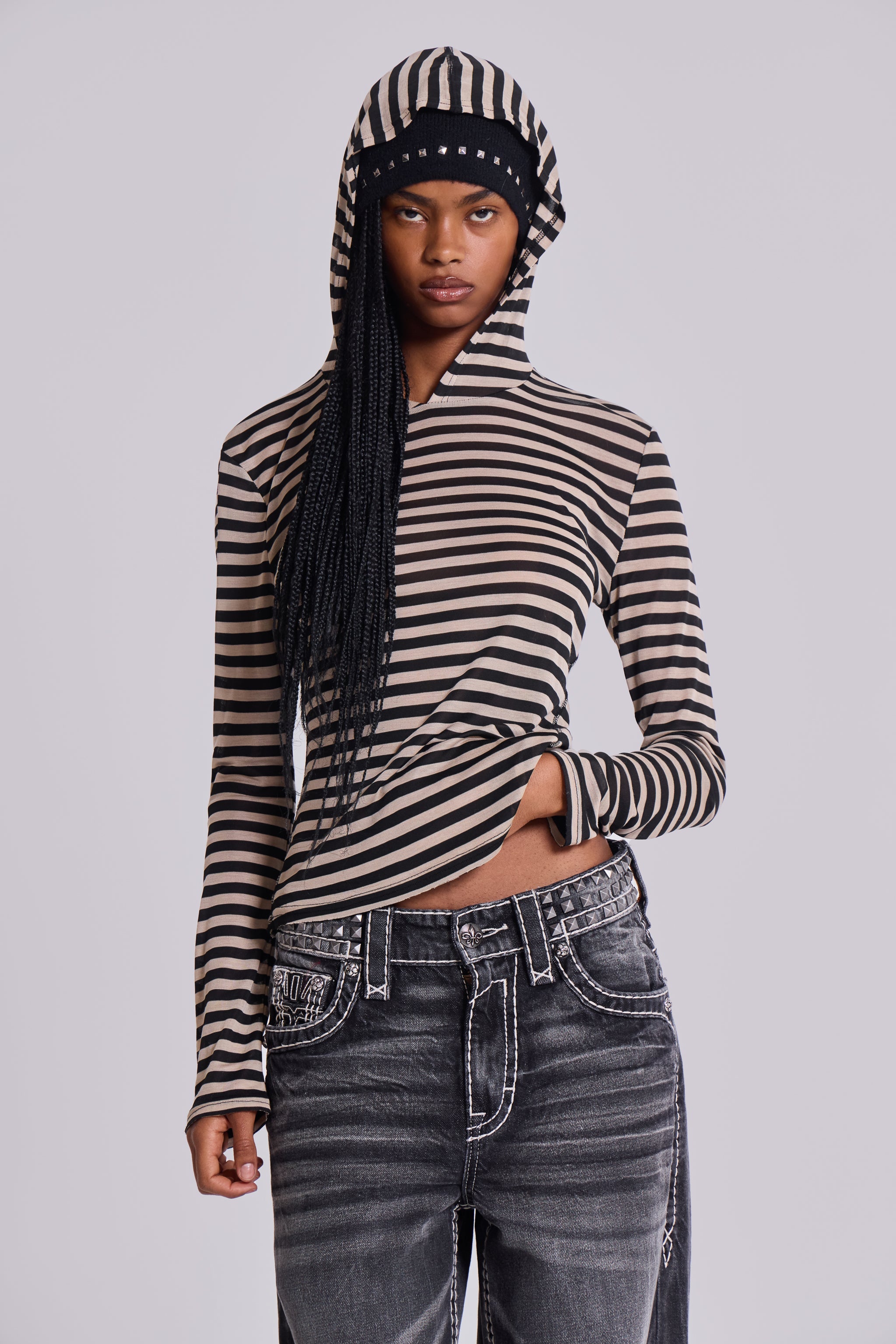 Stripe Mist Hoodie