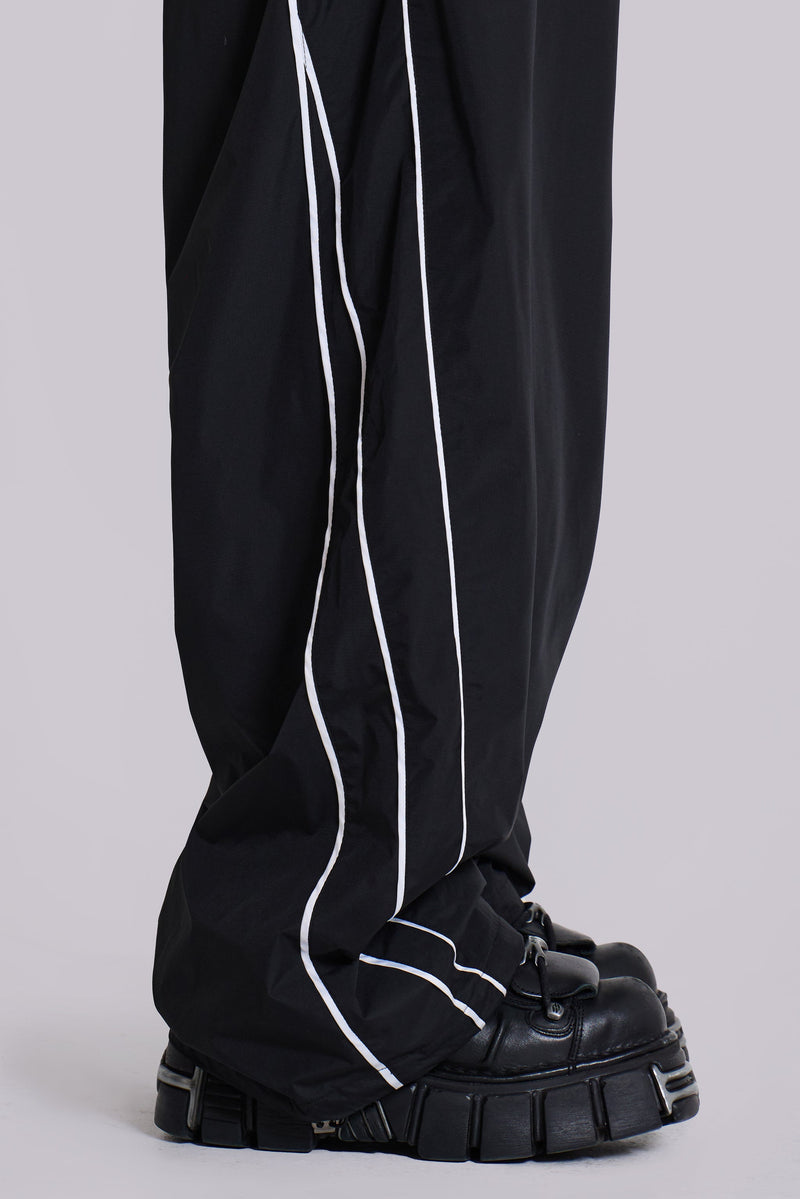 Black Micro Fibre XL Joggers