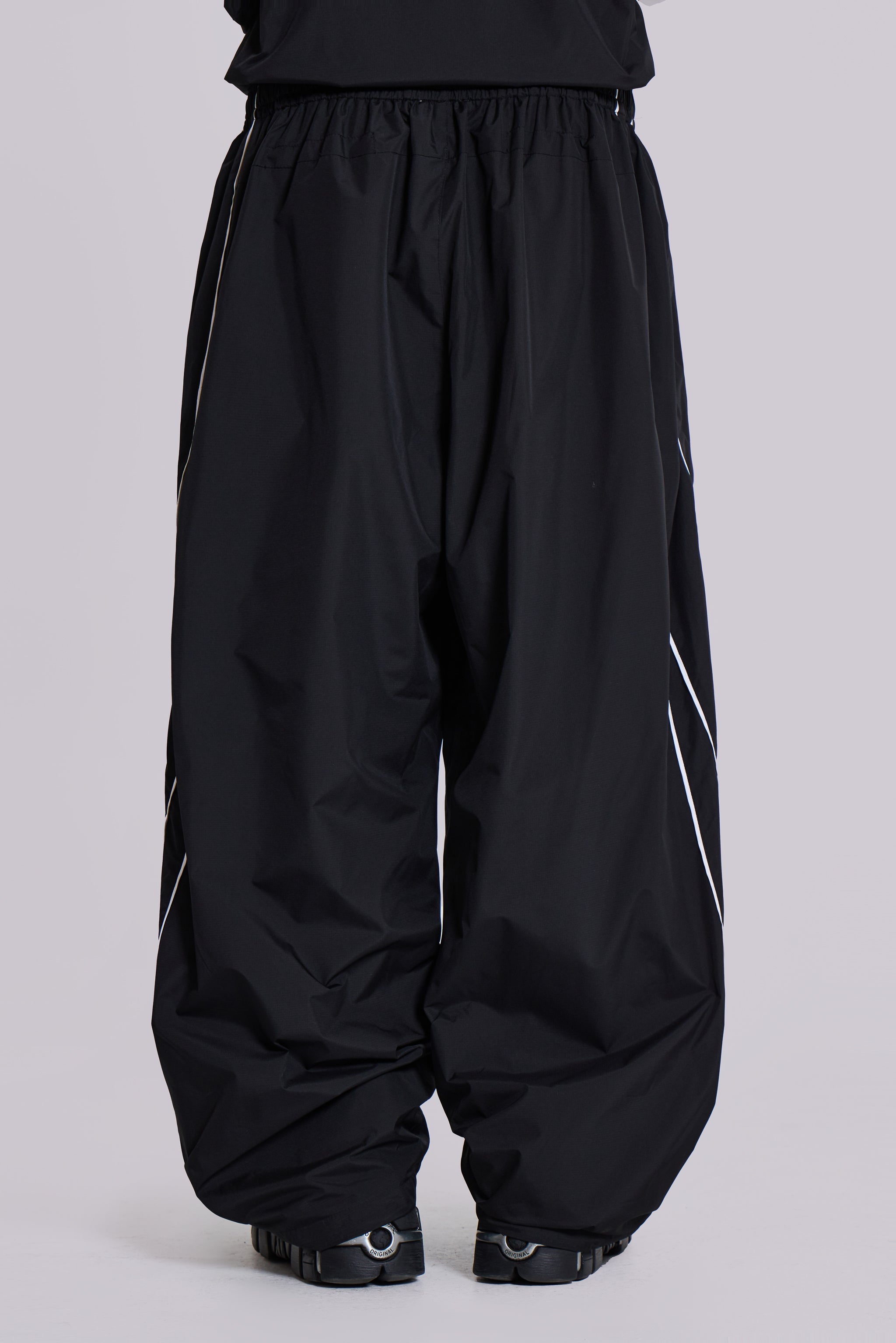 Black Micro Fibre XL Joggers