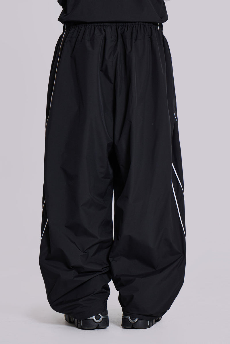 Black Micro Fibre XL Joggers