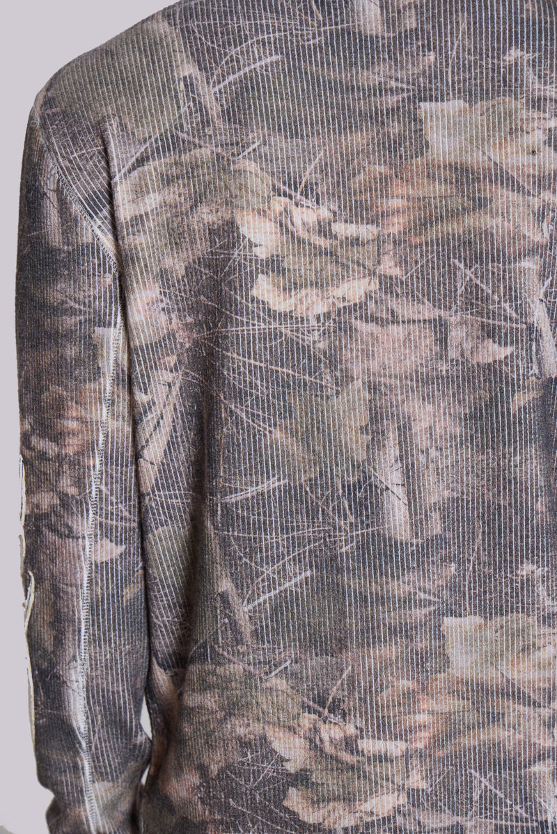 FOREST CAMO TATTOO APPLIQUE TEE