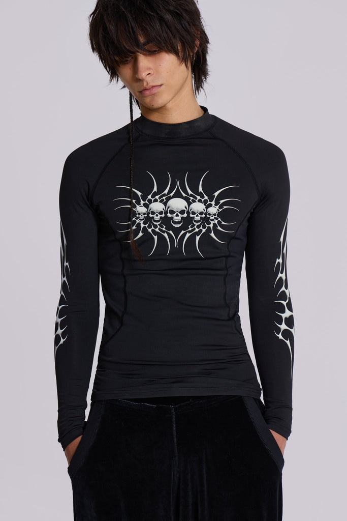 Skull Rash Long Sleeve Top