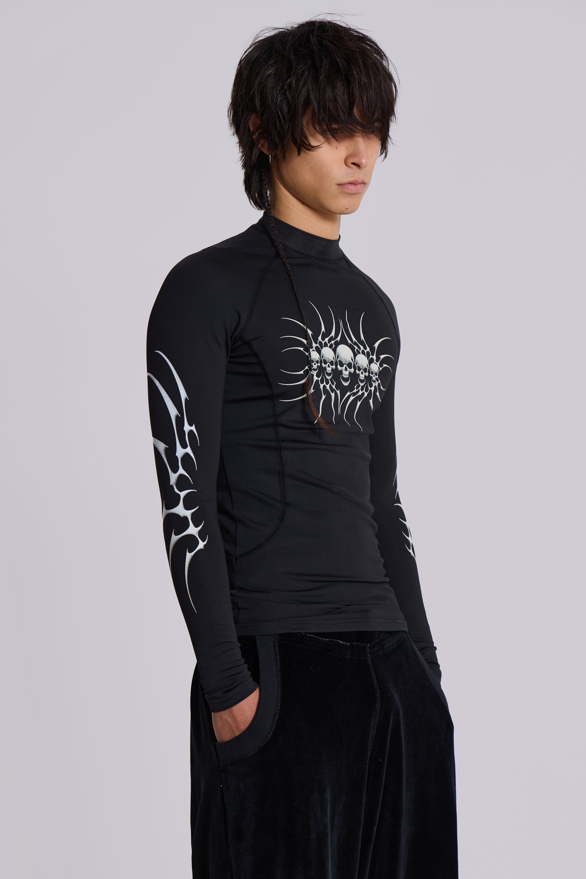 Skull Rash Long Sleeve Top