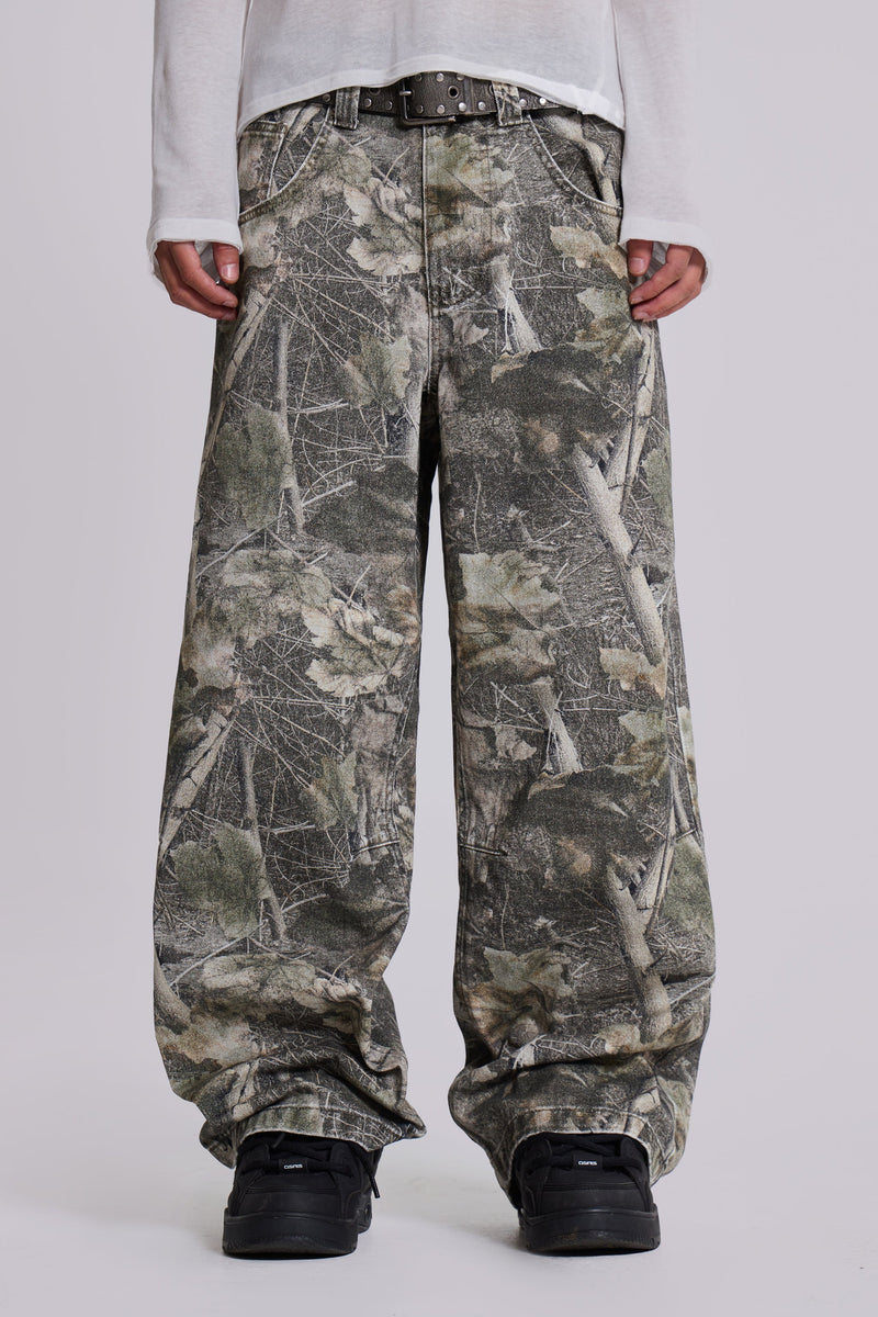 Woodland Camo Colossus Baggy Jeans