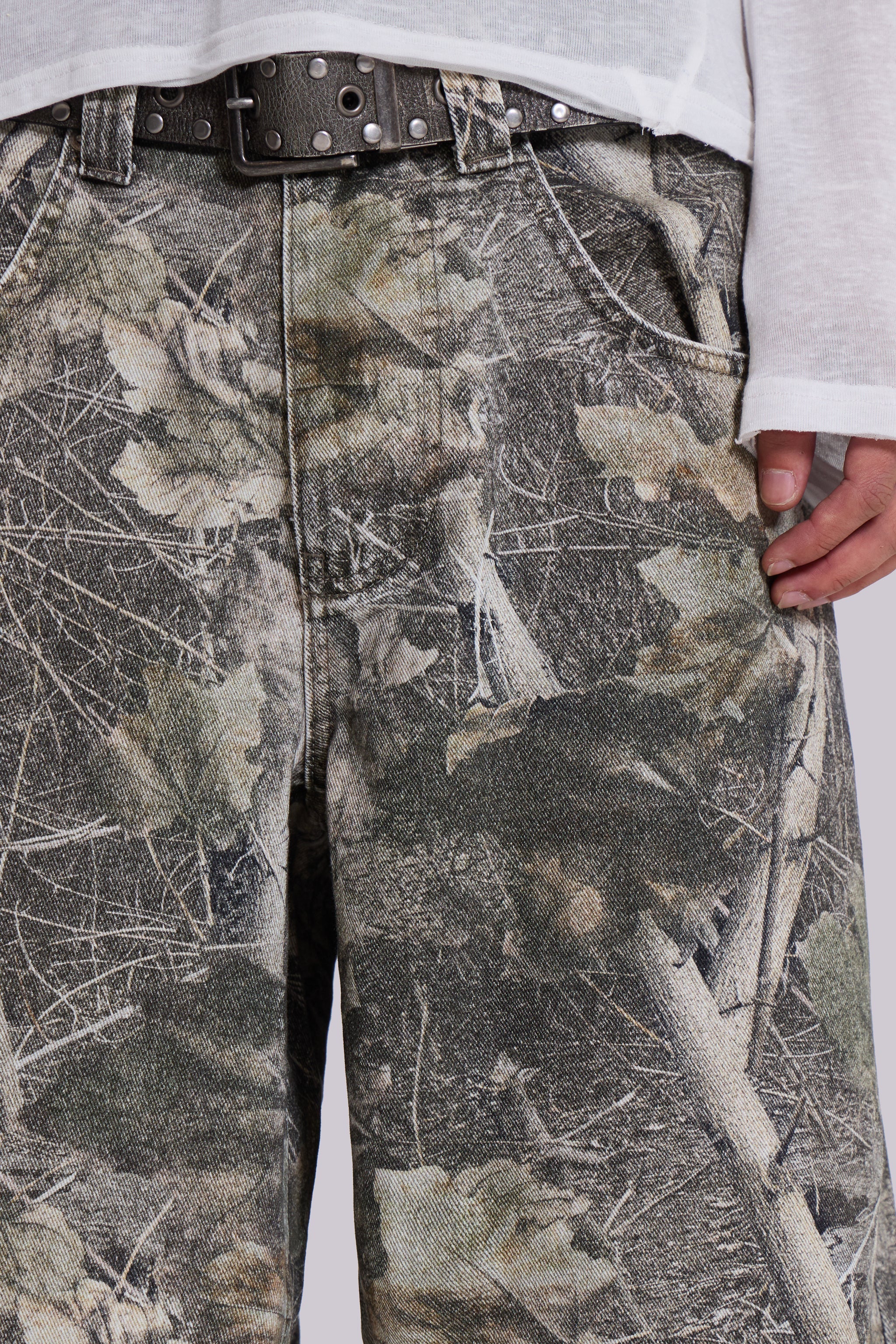 Woodland Camo Colossus Baggy Jeans