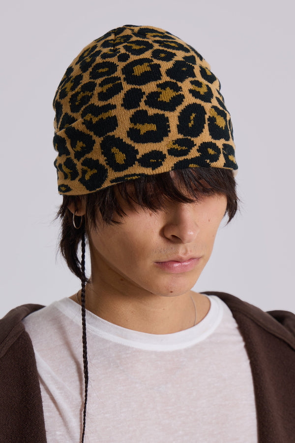 LEOPARD BEANIE