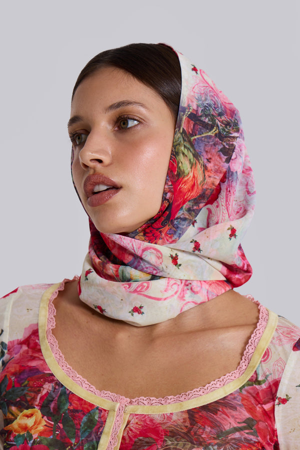 Summer Berry Headscarf