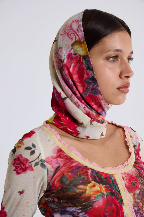 Summer Berry Headscarf