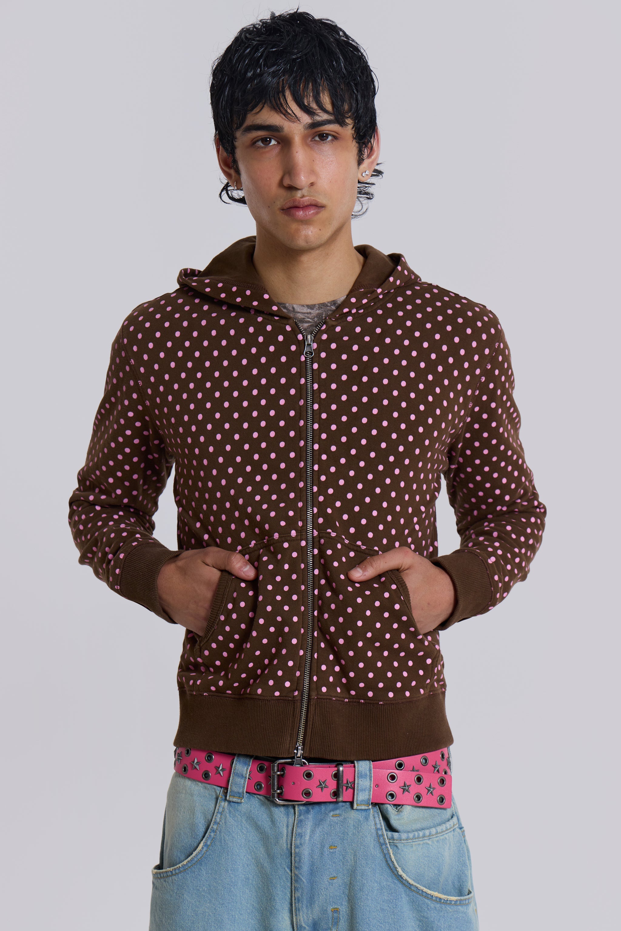 Polka Dot Mini Monster Hoodie