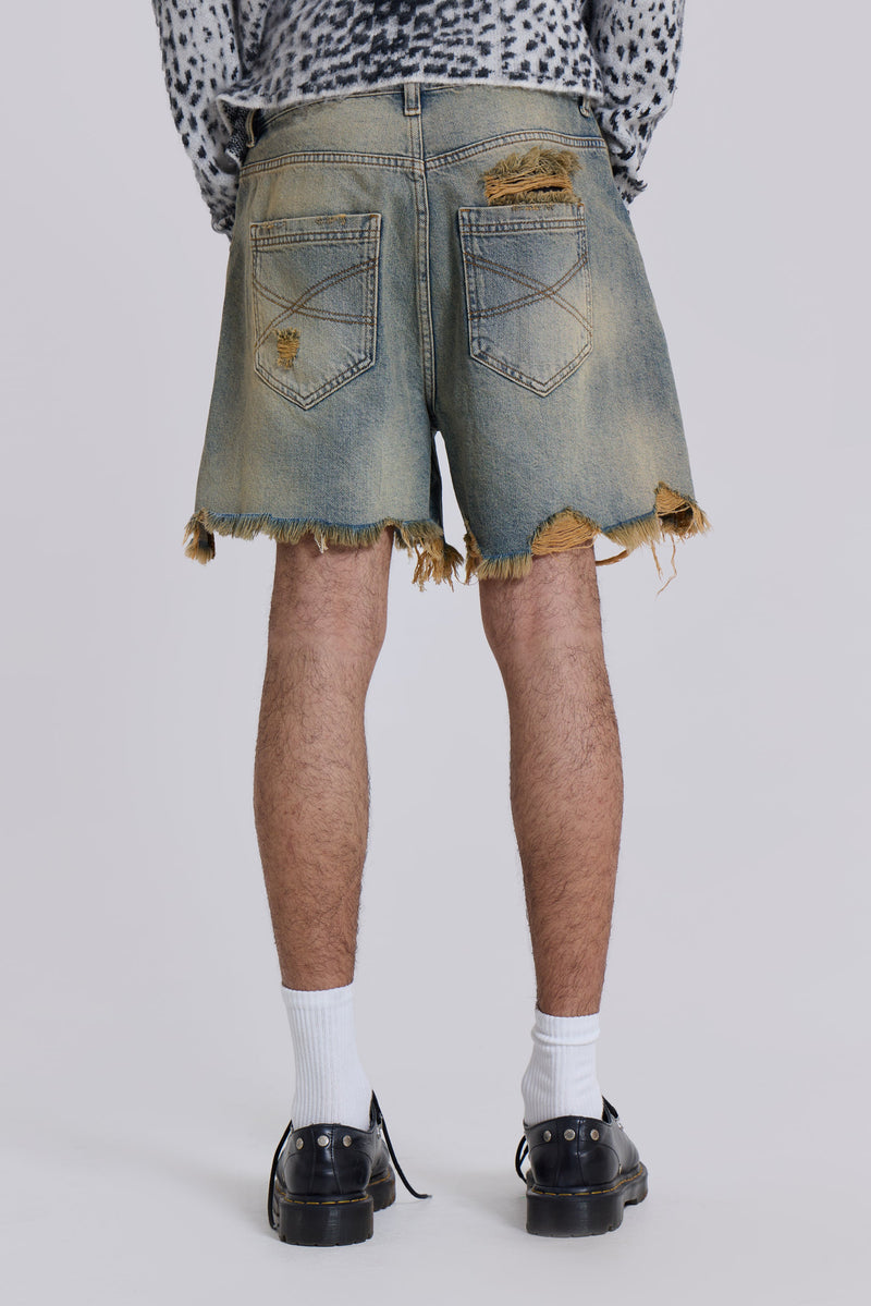 Dirty Bleach Revenge Jorts