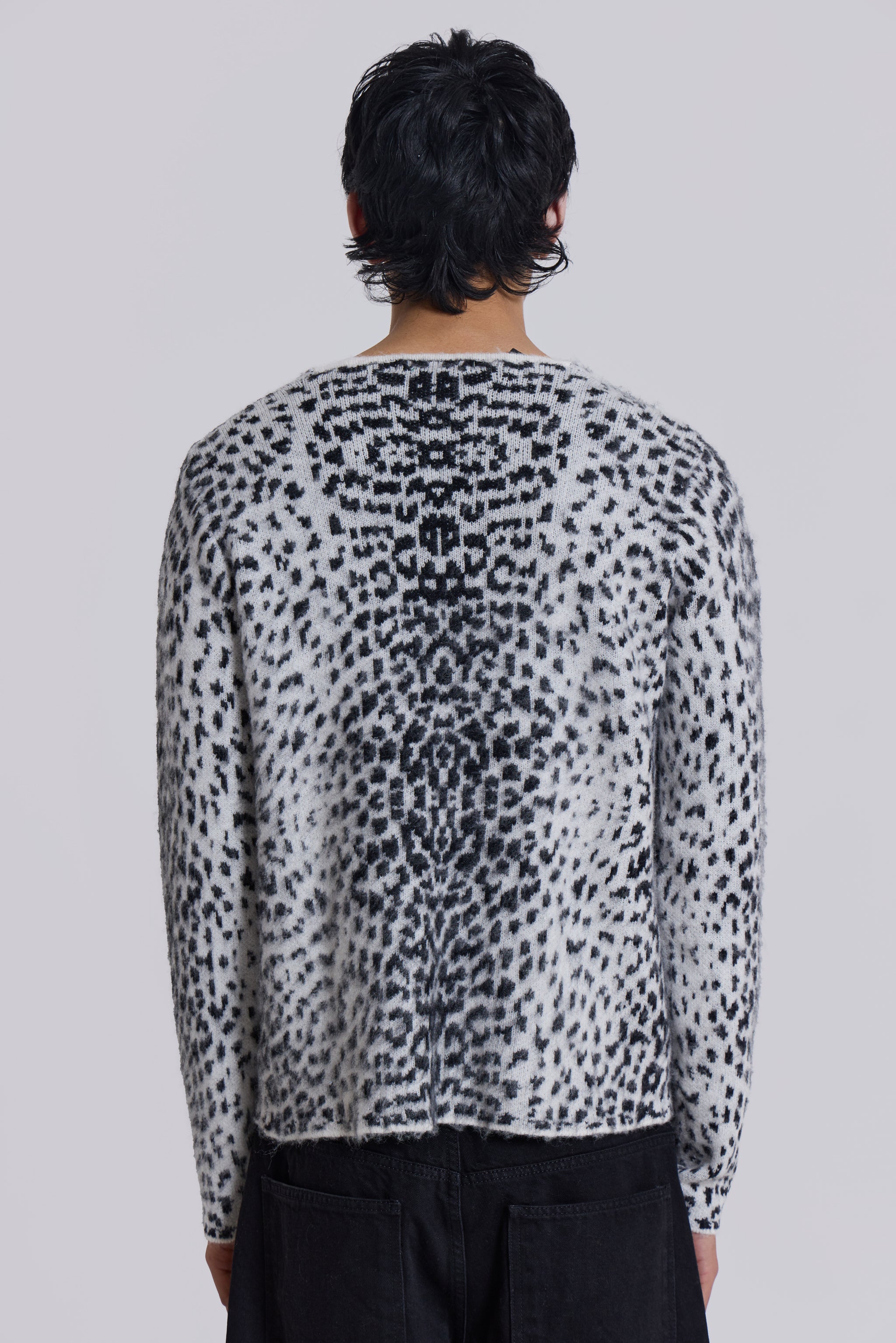 Snow Leopard Chuck Cardigan