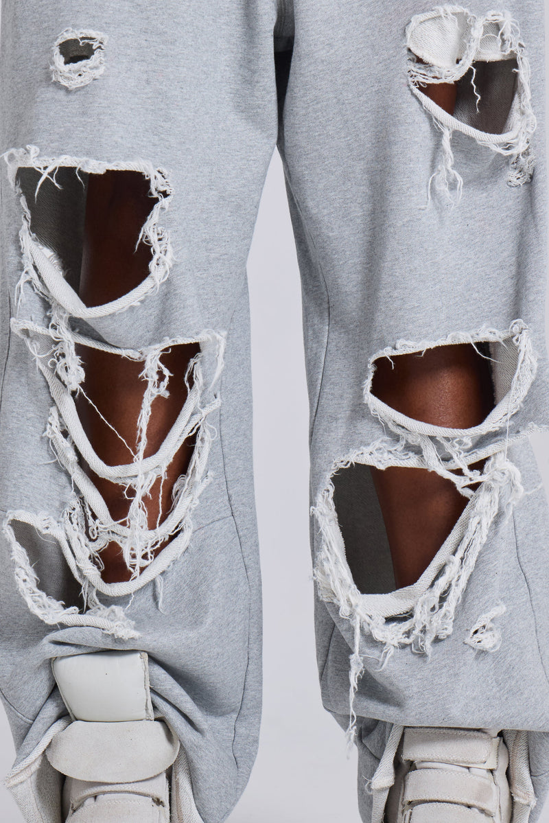 Distressed Monster Joggers In Loopback