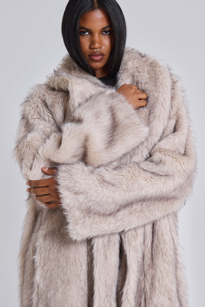 Alaska Faux Fur Coat