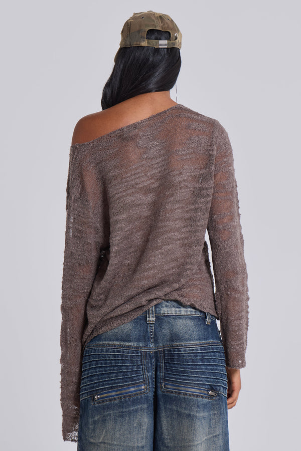 Taupe Stray Knit