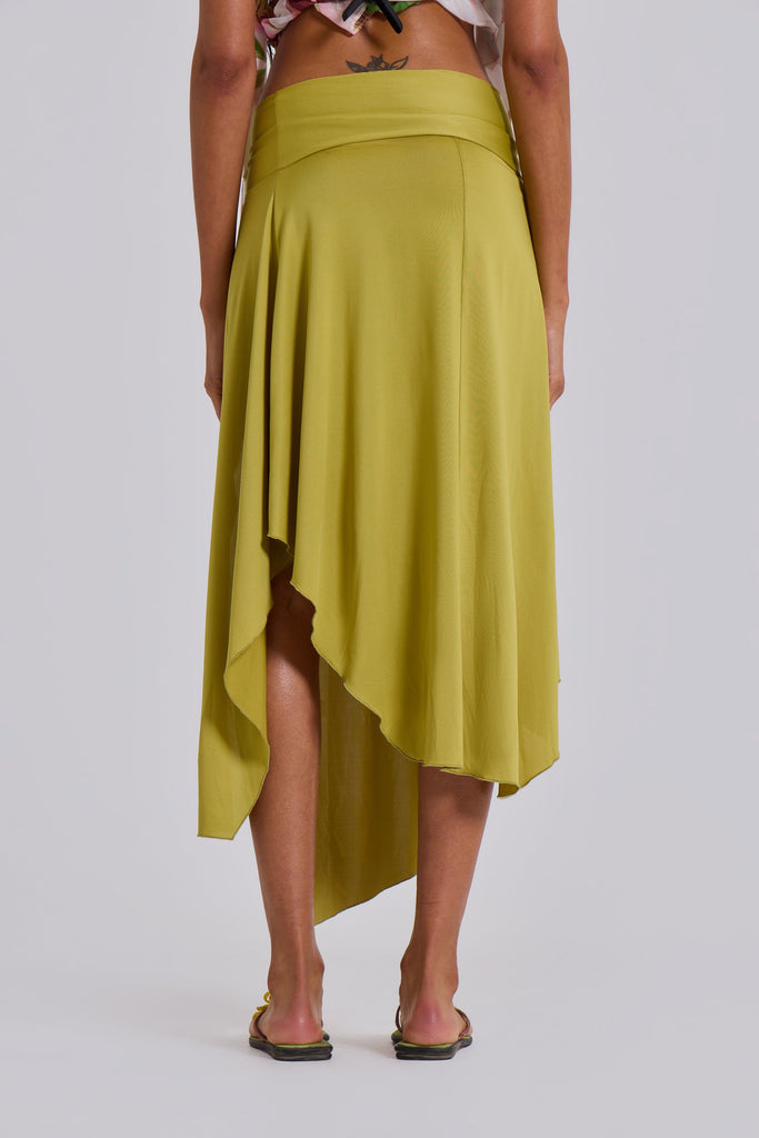 Riana Asymemetric Midi Skirt