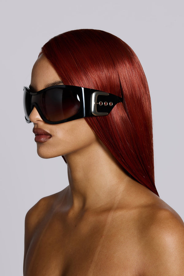 Black Buckle Sunglasses
