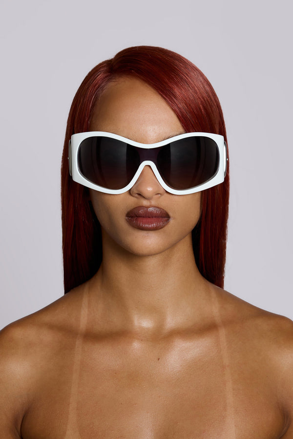 White Buckle Sunglasses