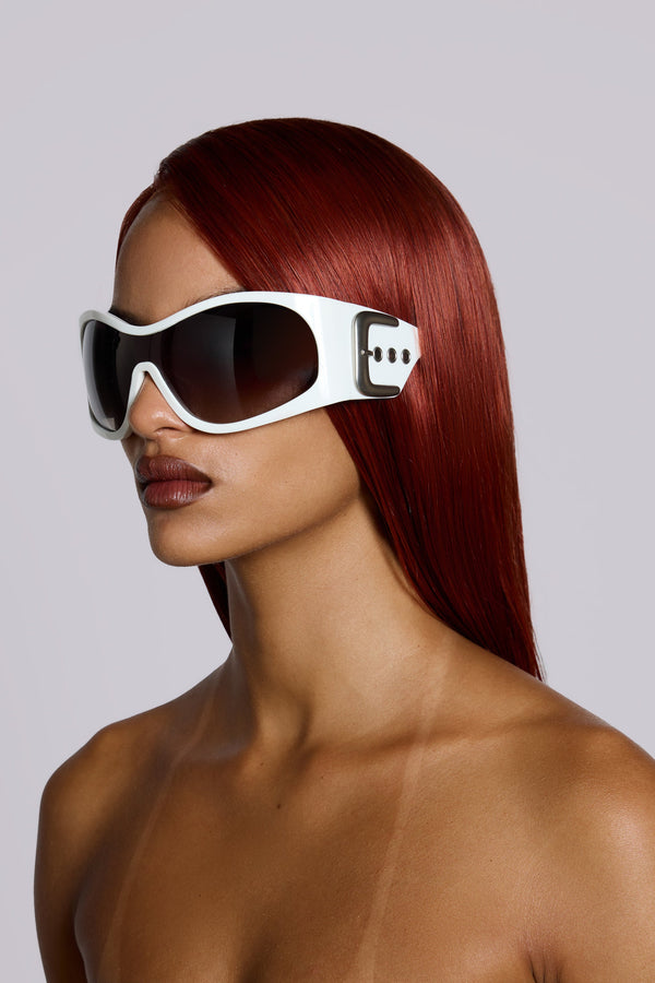 White Buckle Sunglasses