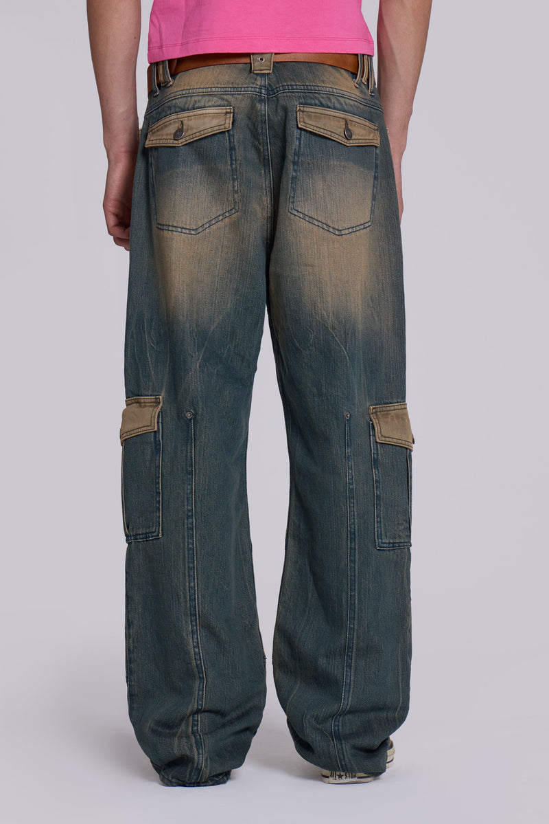 '07 Contrast Cargo Jeans
