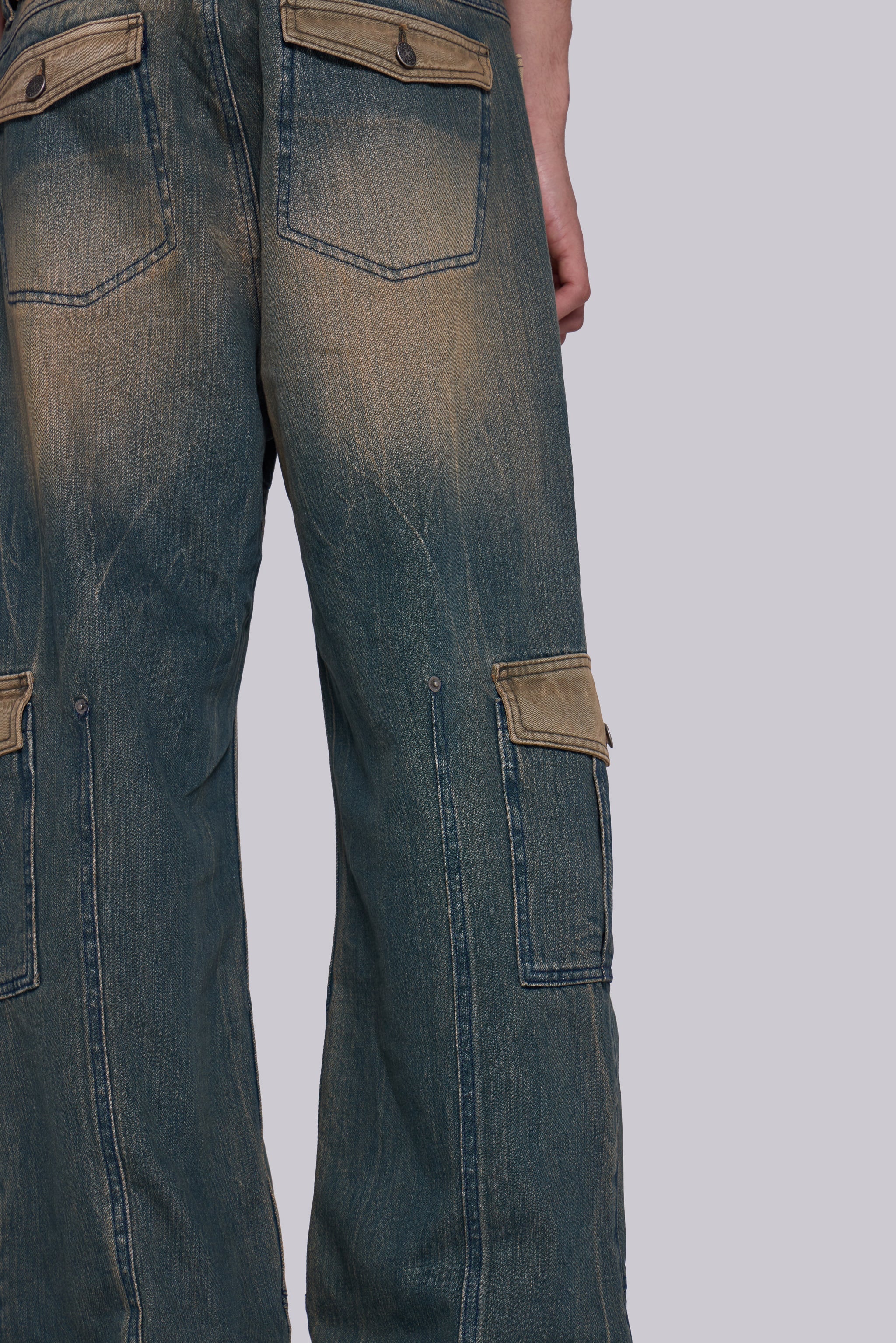 '07 Contrast Cargo Jeans