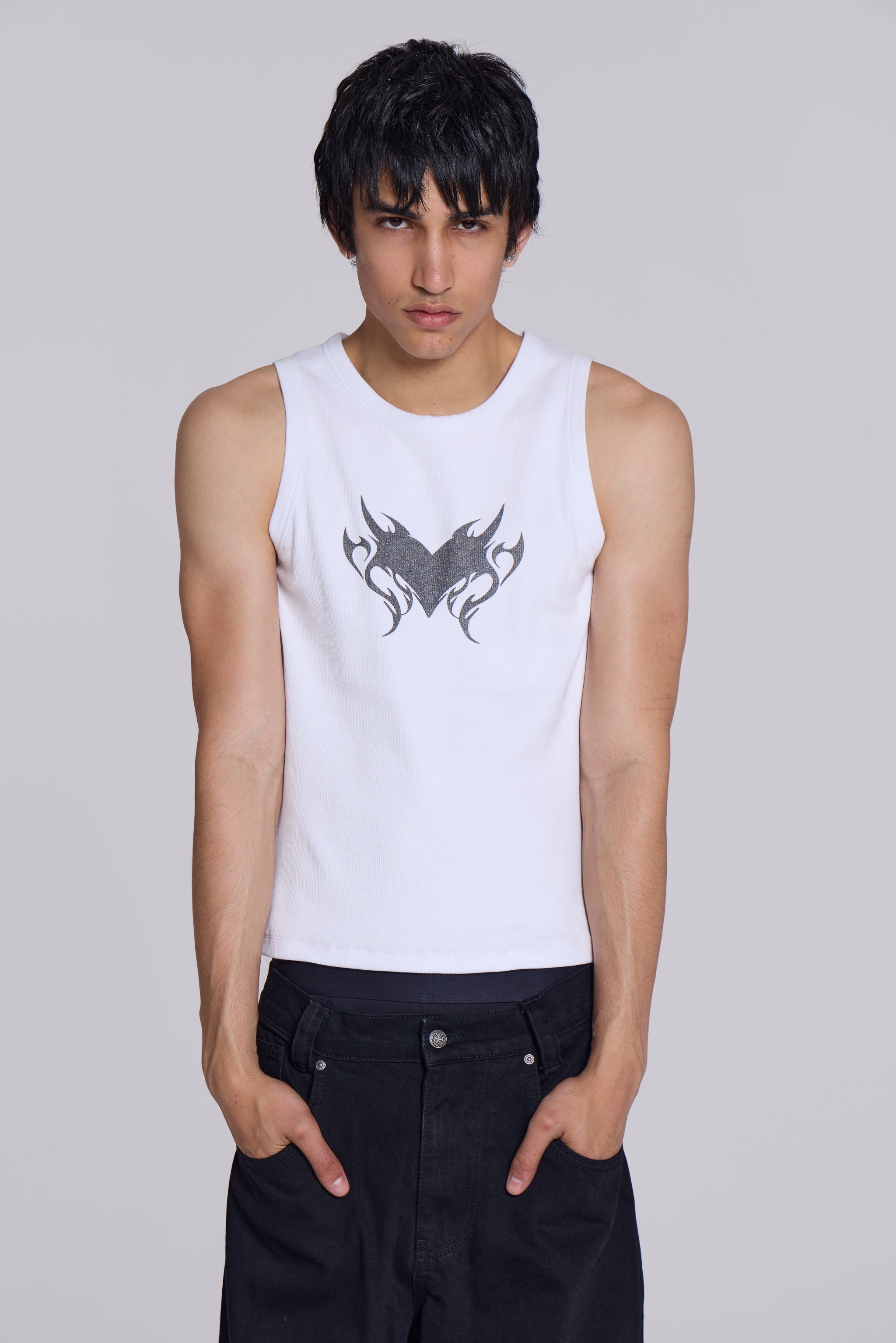 Flaming Heart Vest