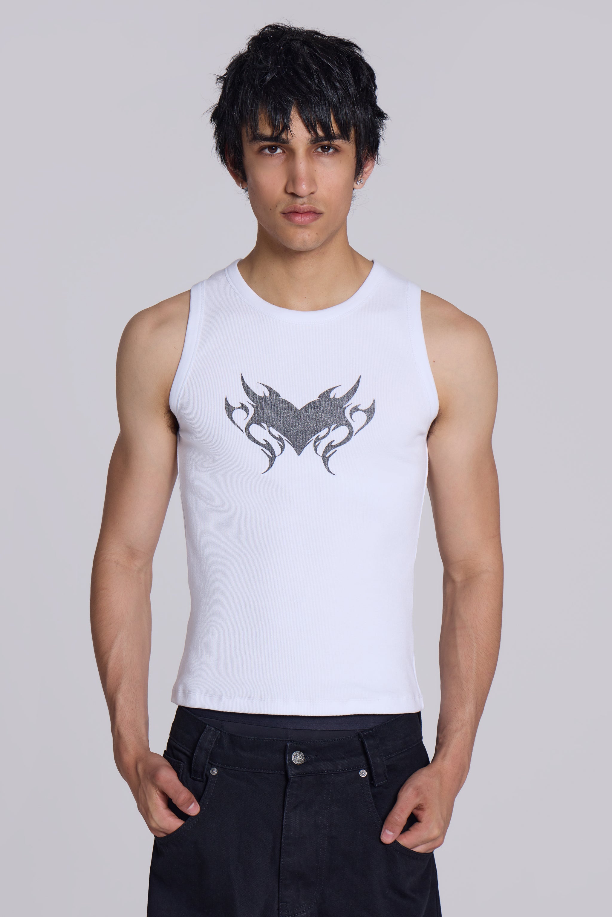 Flaming Heart Vest