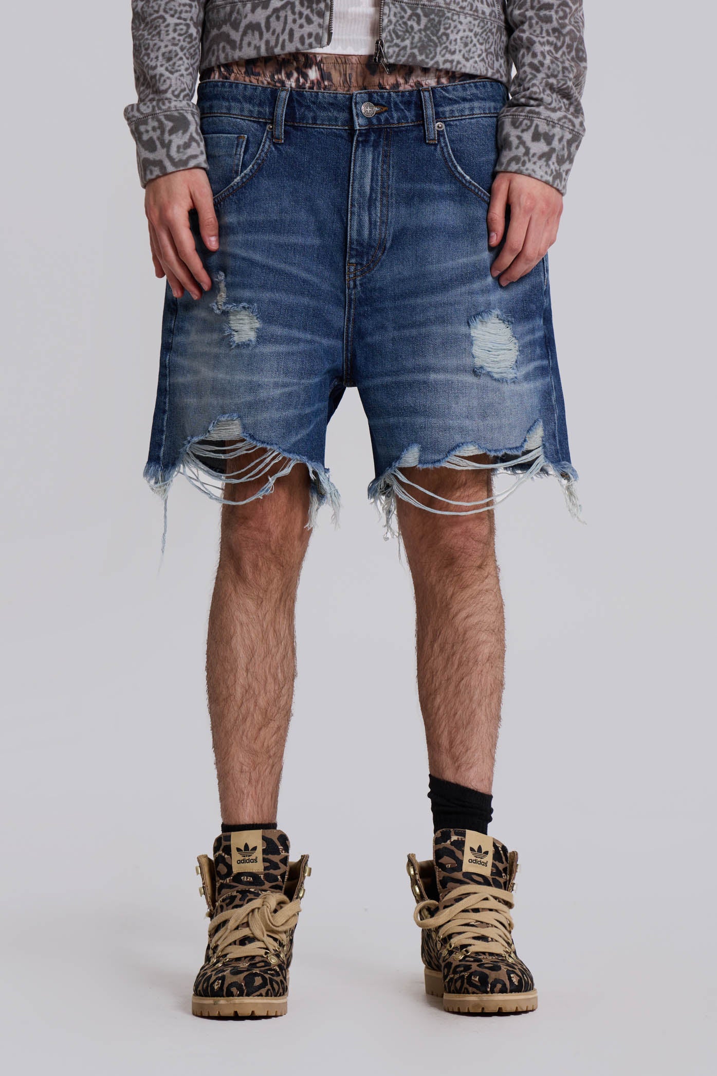 Mid Blue Revenge Jorts