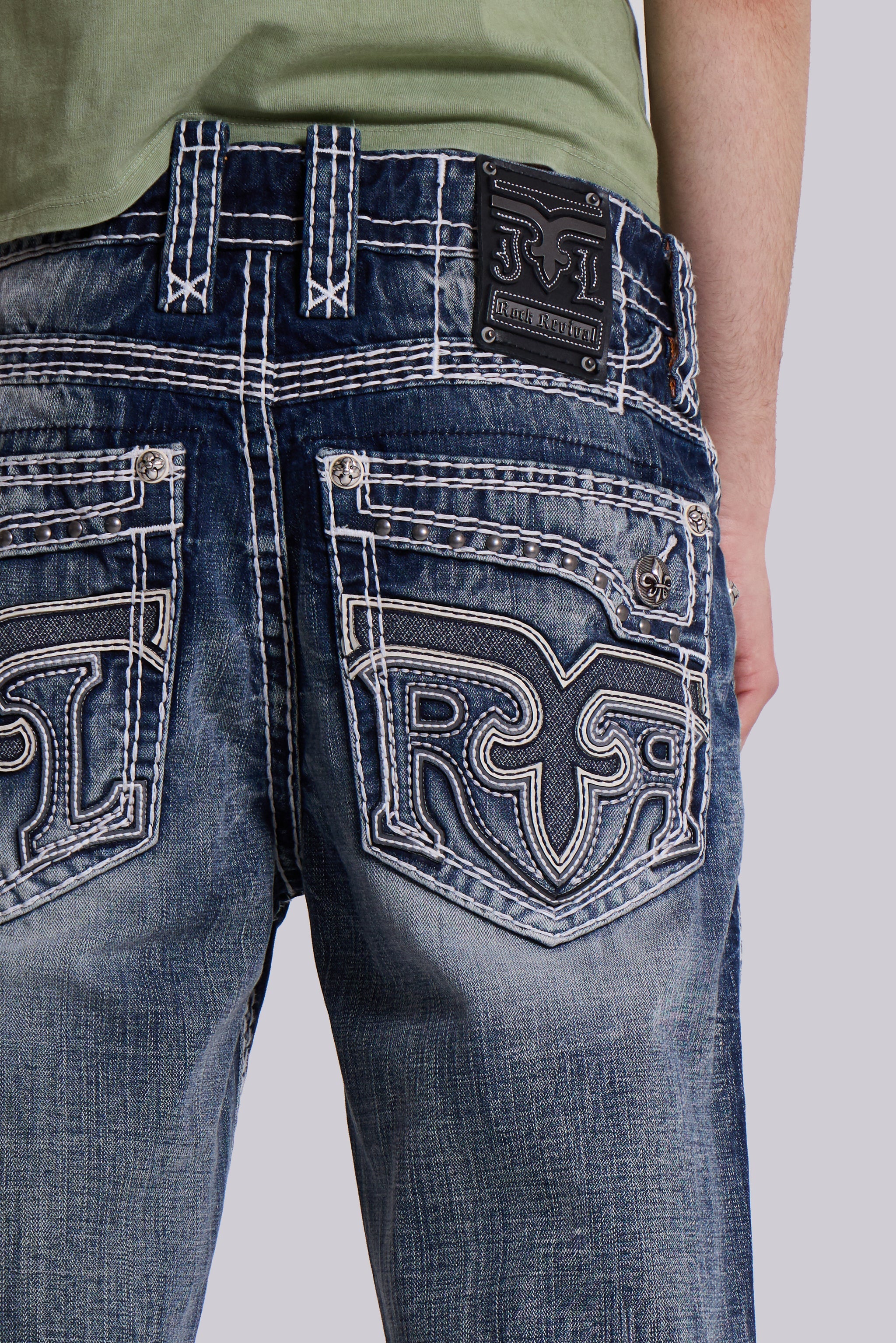 Rock Revival Mid Blue Gwen Bootcut Jeans