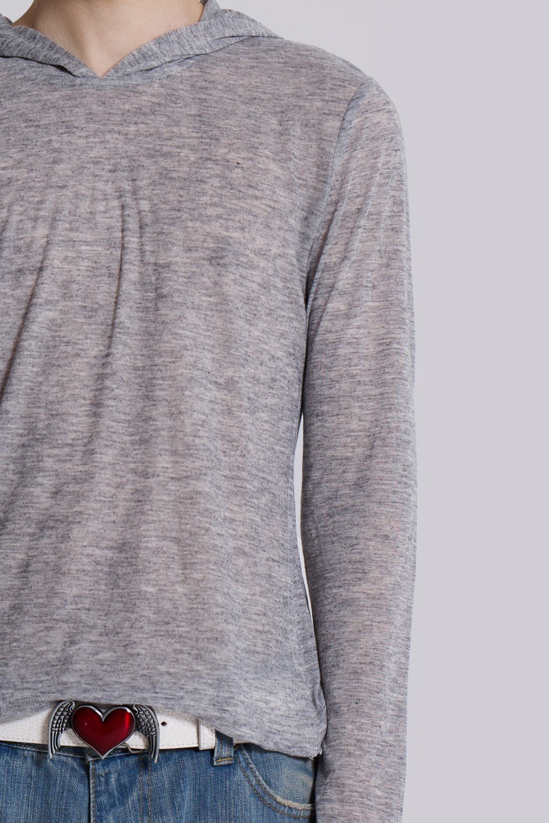 Grey Marl Mist Hoodie