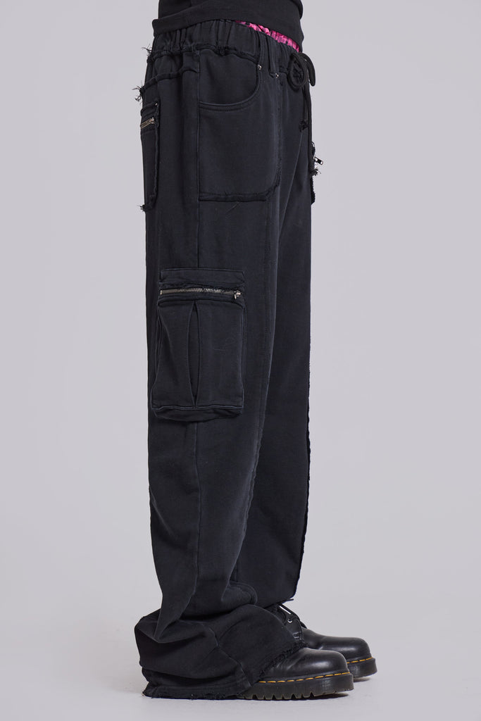 Black Shift Cargo Joggers