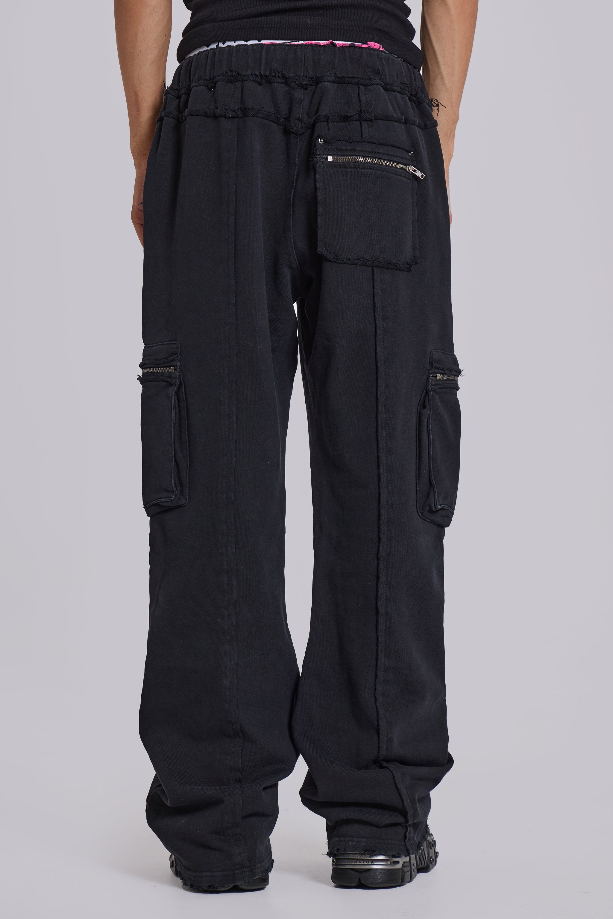 Black Shift Cargo Joggers