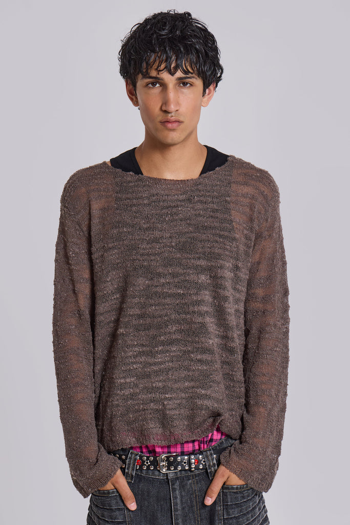 Taupe Stray Knit