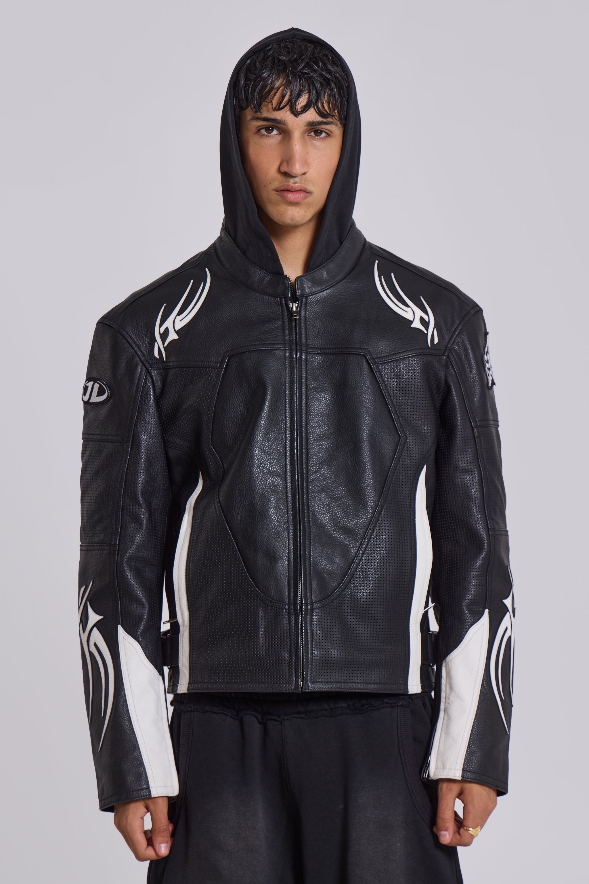 Crash Leather Biker Jacket