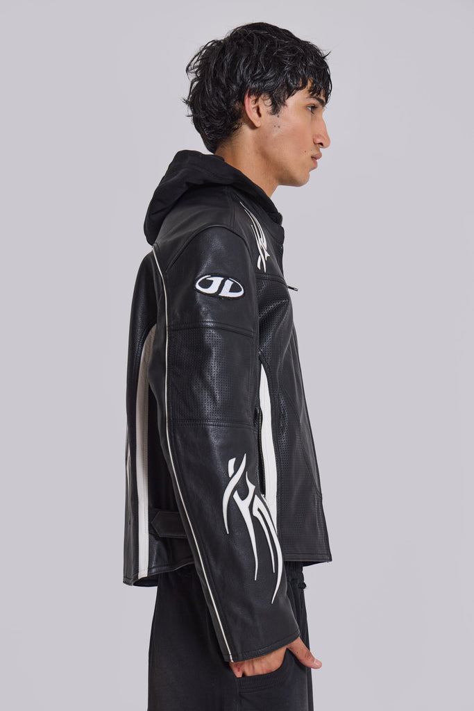 Crash Leather Biker Jacket