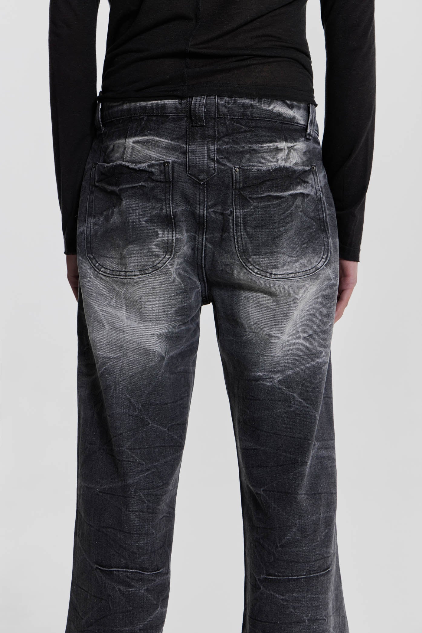 Black Crease Blaze Jean