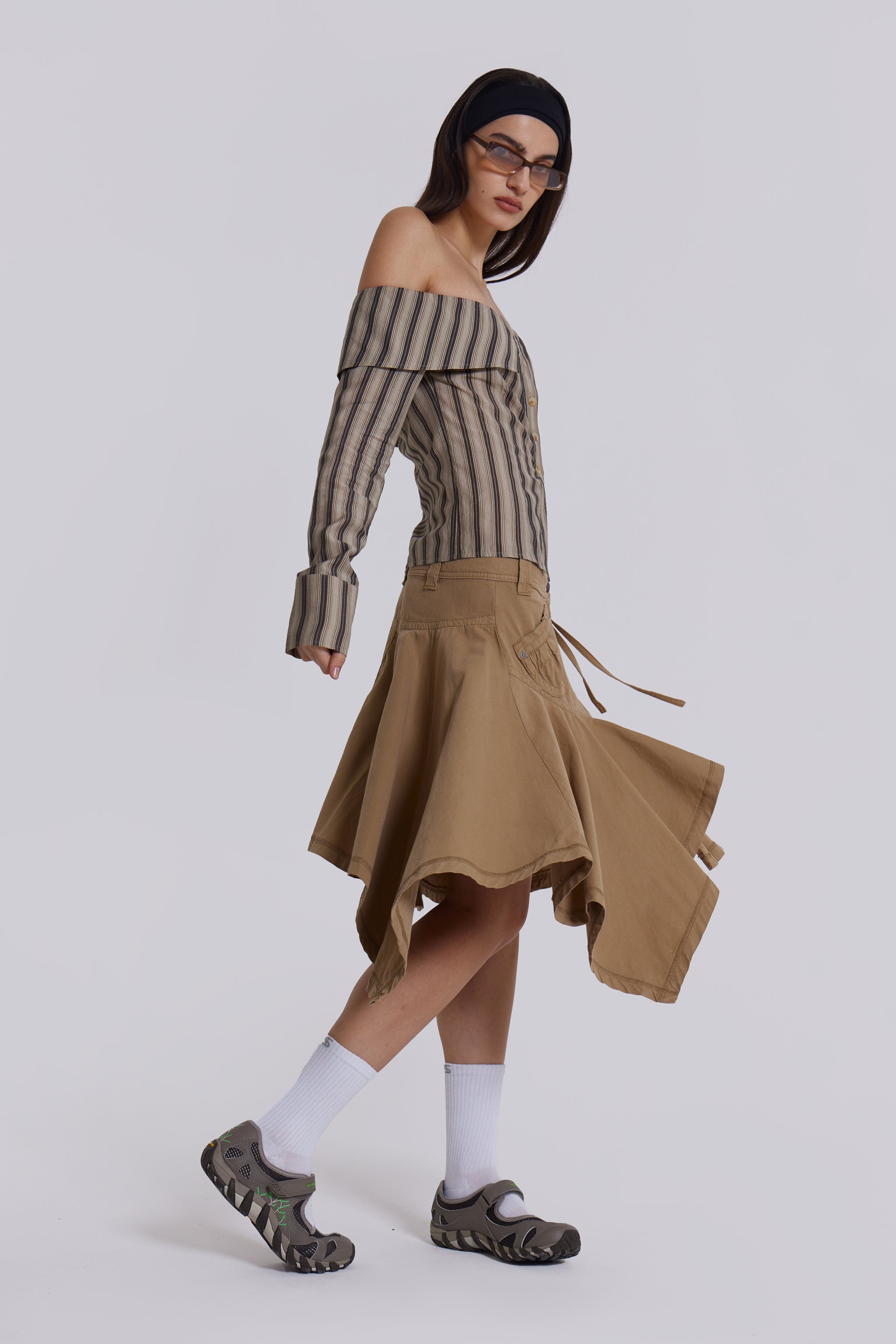 Noa Cargo Midi Skirt