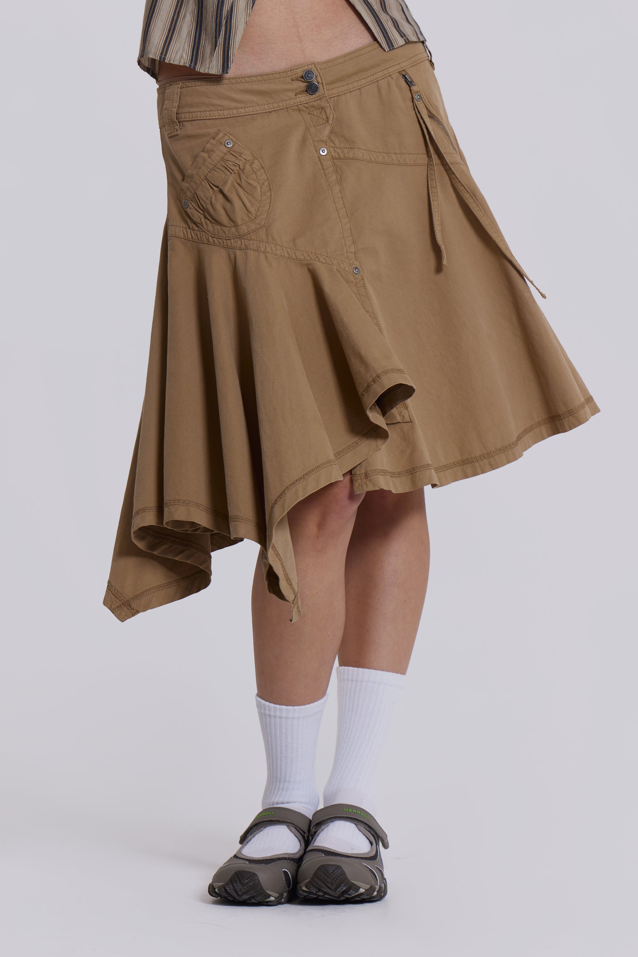 Noa Cargo Midi Skirt