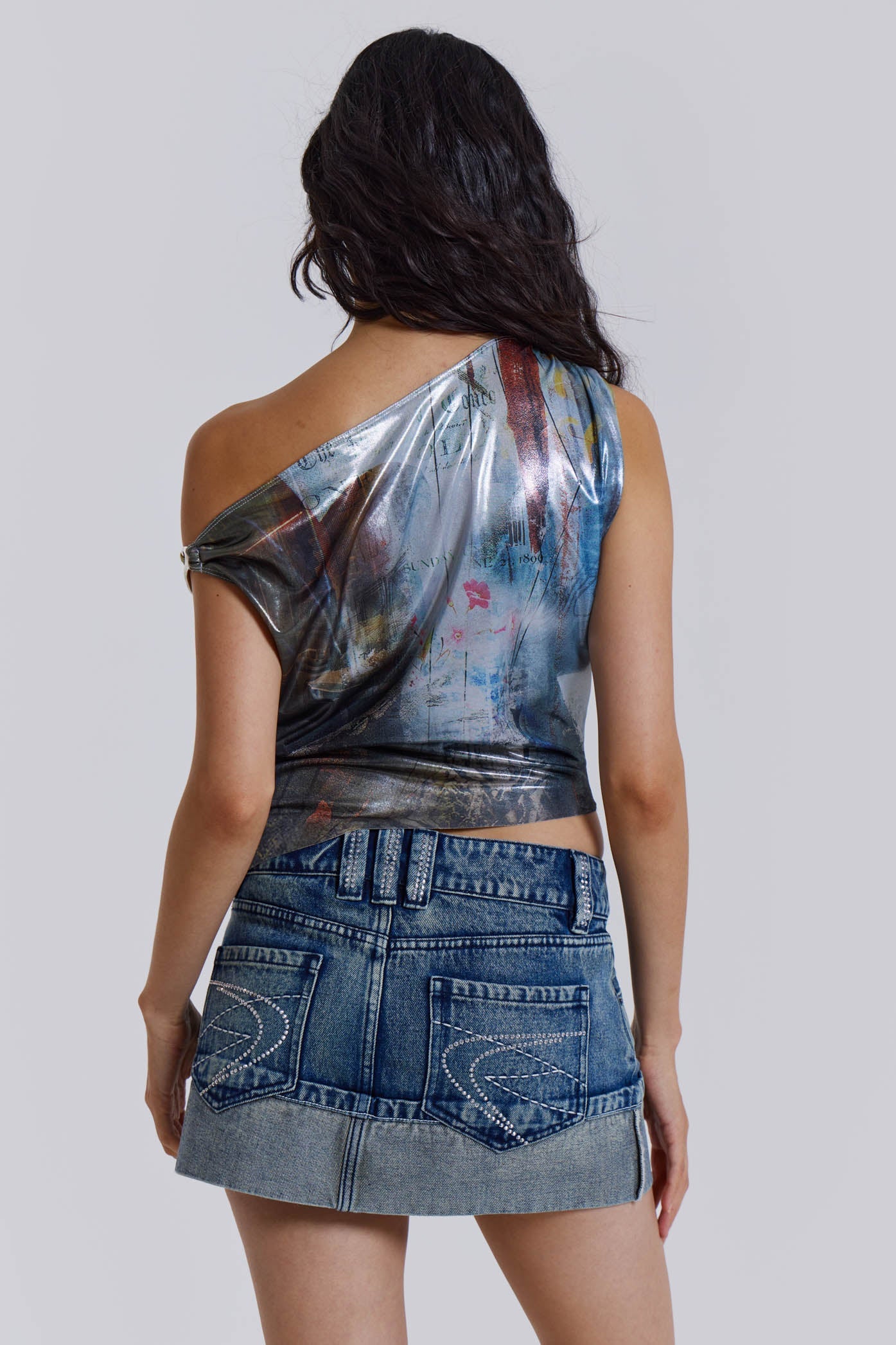 Dare To Drape Top in Cosmic