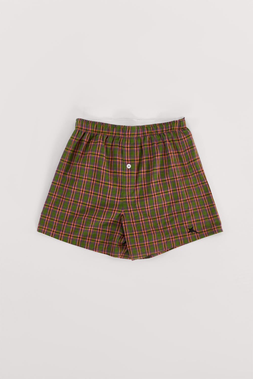 Purple Tartan Boxer Shorts 