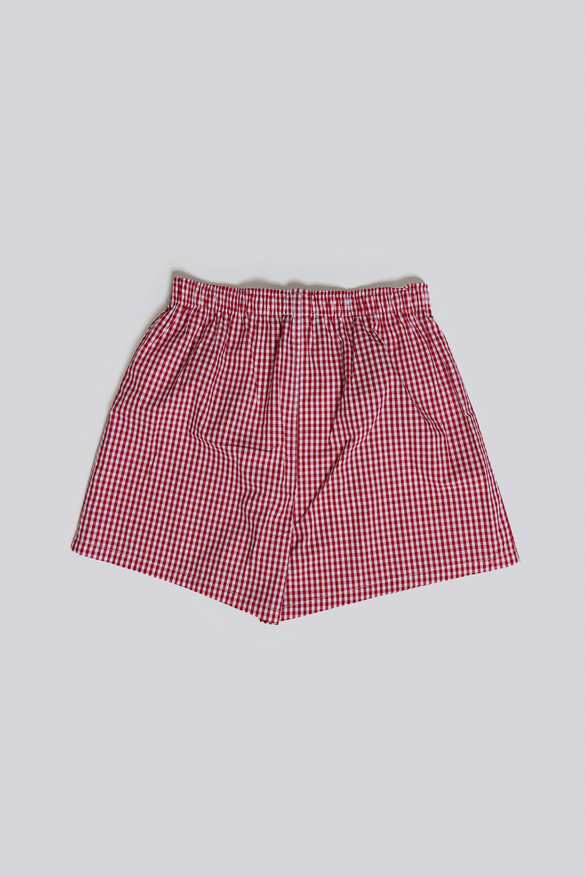 Red Gingham Printed Boxer