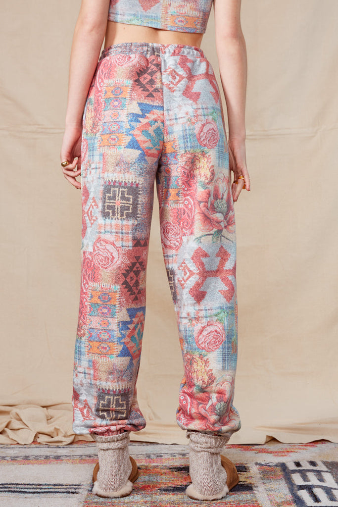 Tapestry Print Joggers