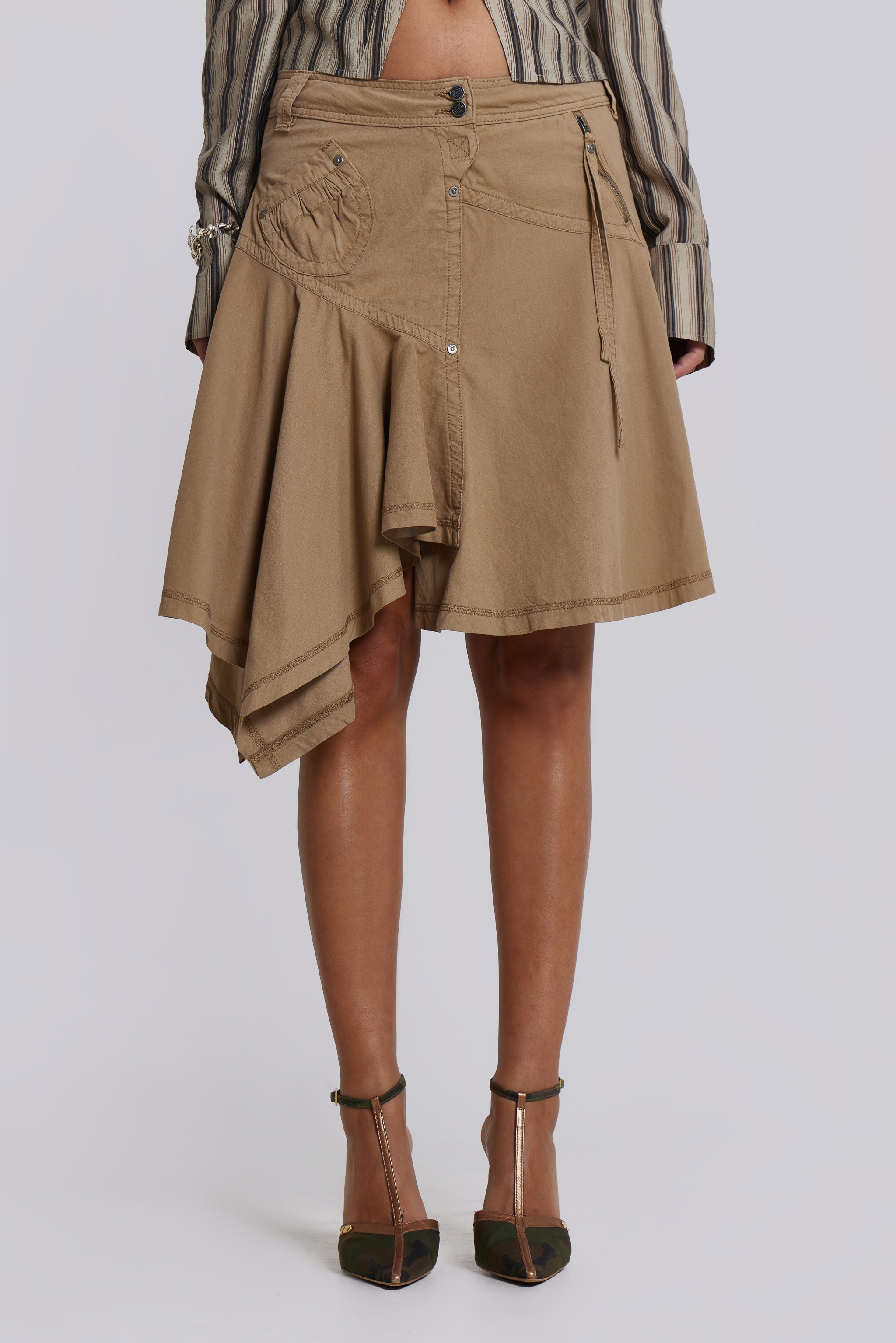 Noa Cargo Midi Skirt