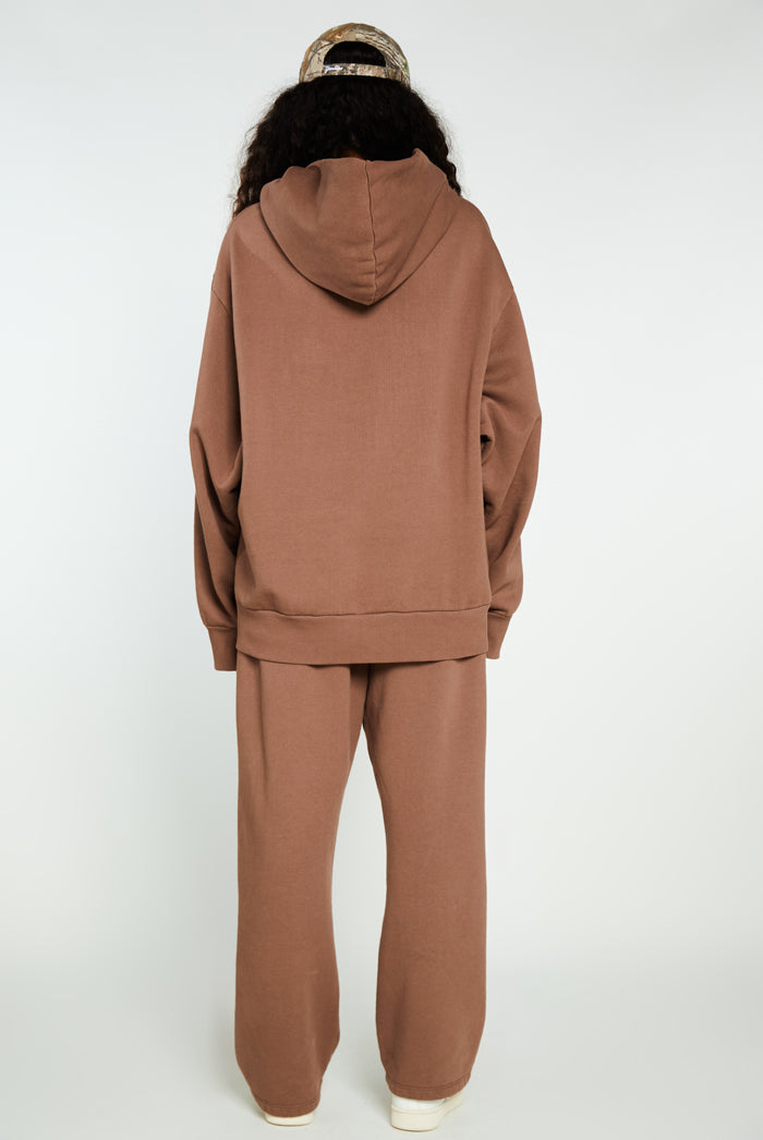 Brown Oversized Hoodie