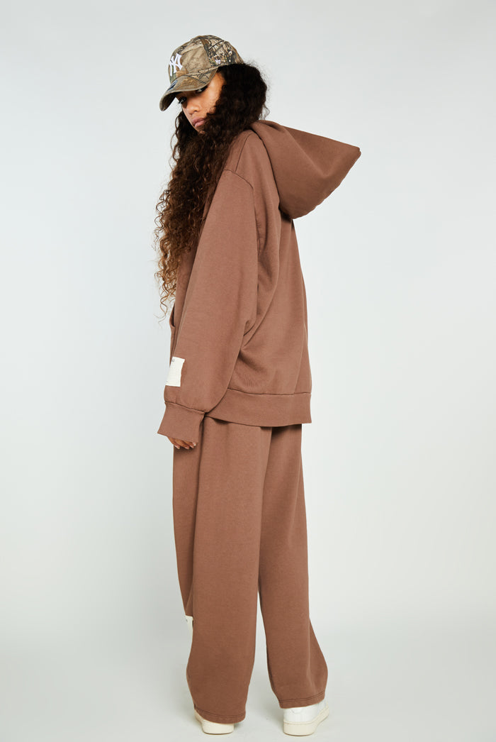 Brown Oversized Hoodie